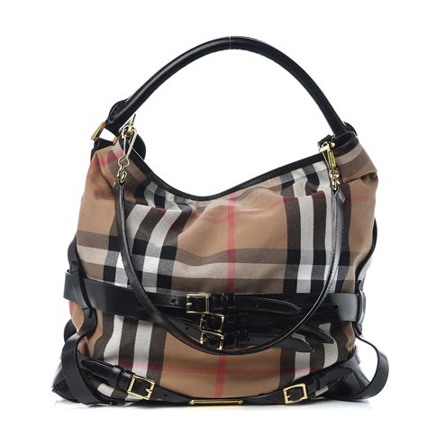 burberry bridle house check hobo bag|Designer Shoulder Bags For Women .